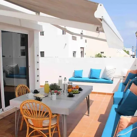Gran terraza, 1 minuto de las piscinas naturales Punta Mujeres Exterior foto